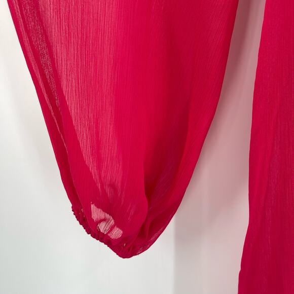 DKNY Dress Size 4 Ruffle Above Knee Sheath Cocktail Ruffled Evening Wedding NWT - Picture 10 of 14